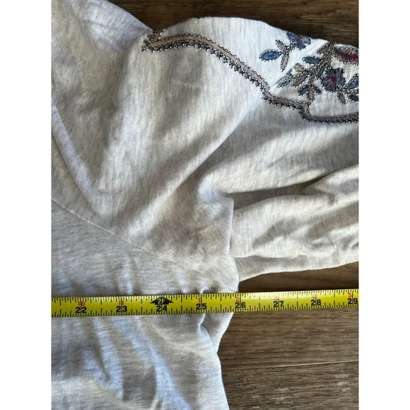 J. Jill Feminine Floral Embroidered Blouse Size 2X Plus 3/4 Sleeves boxy - Picture 10 of 10